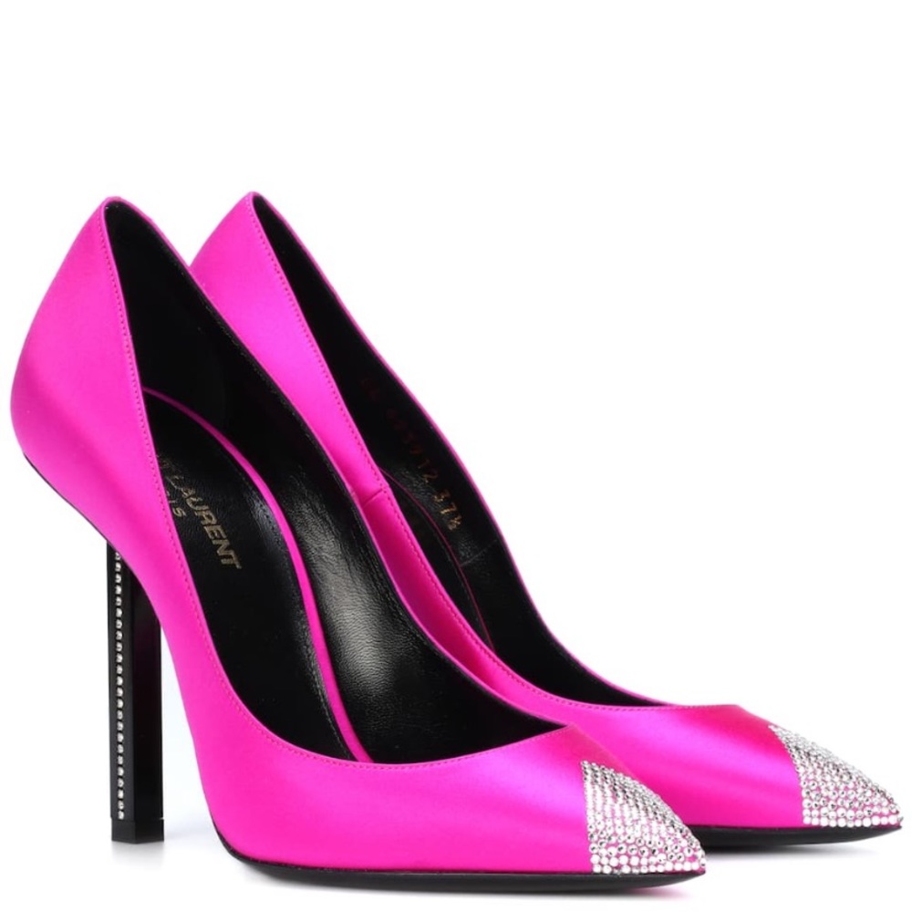 Saint Laurent satin pumps